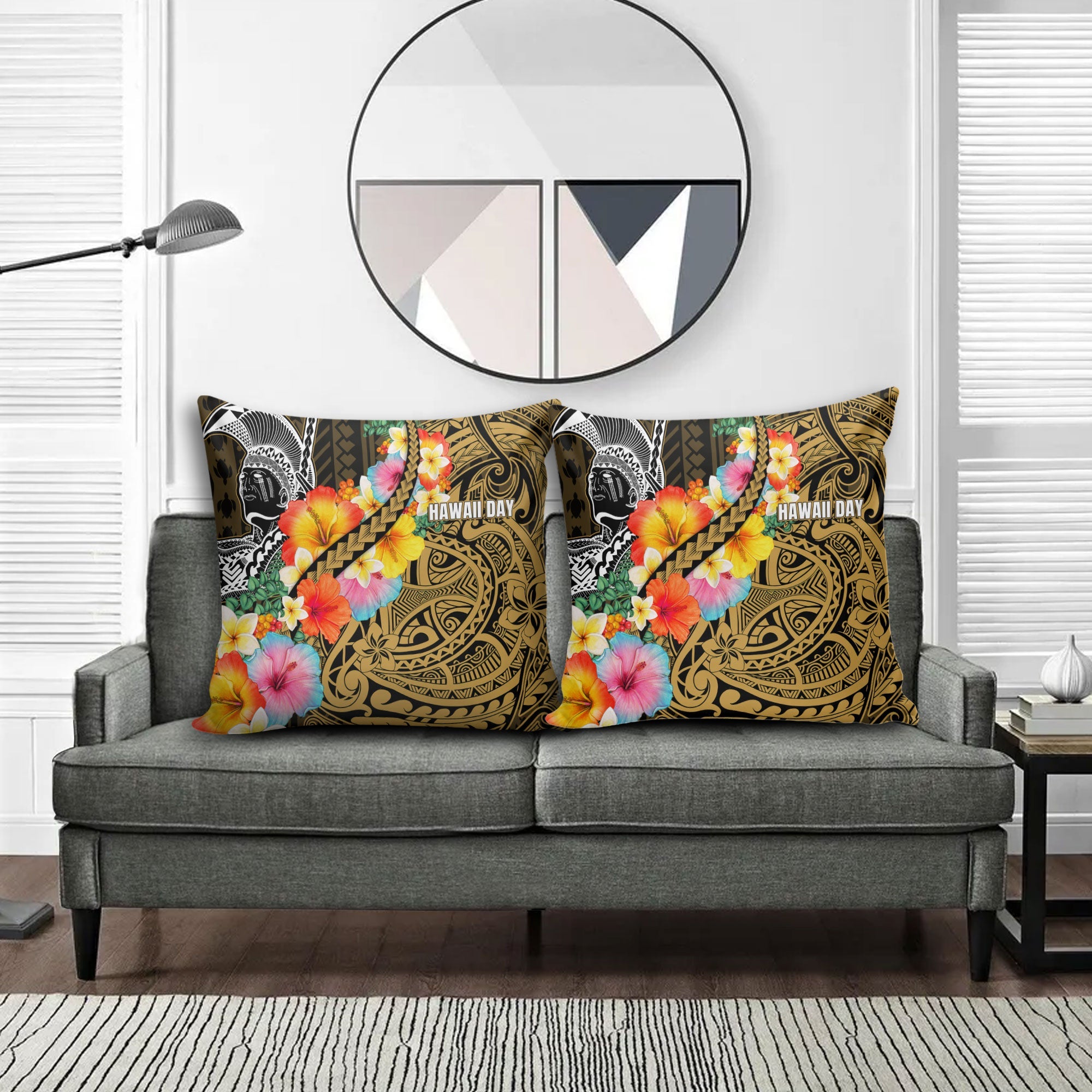 Hawaii Day King Kamehameha Pillow Cover