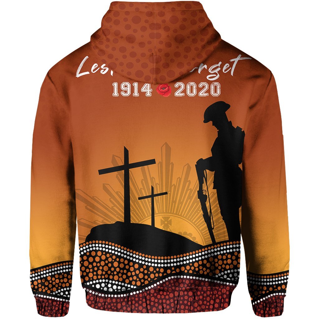 Zipper Hoodie Anzac Day Our Heroes - Nhi Style