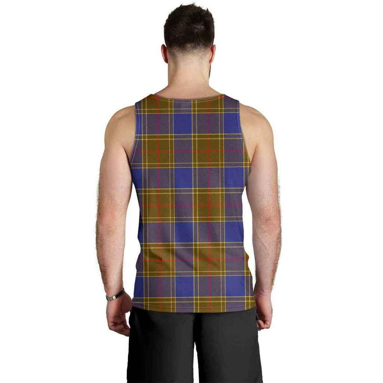 Balfour Modern Tartan Plaid Men Tank Top