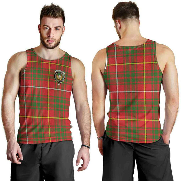 Carruthers Tartan Crest Men Tank Top