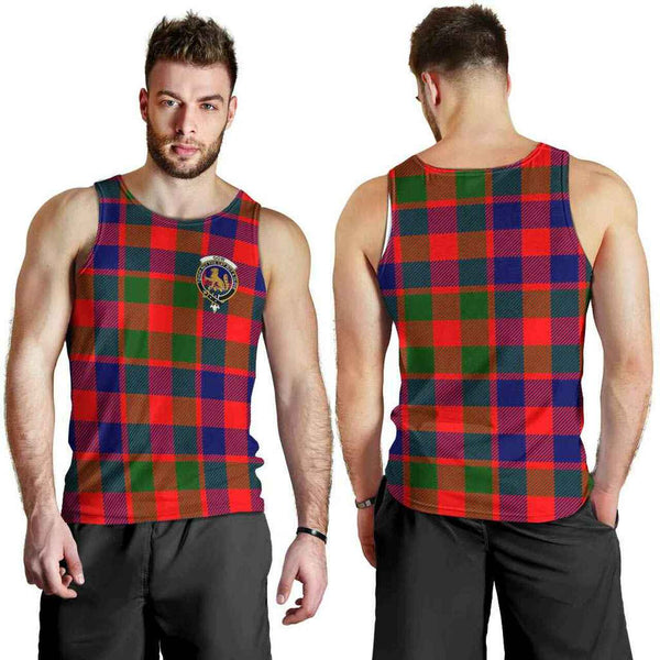 Gow (or McGouan) Tartan Crest Men Tank Top