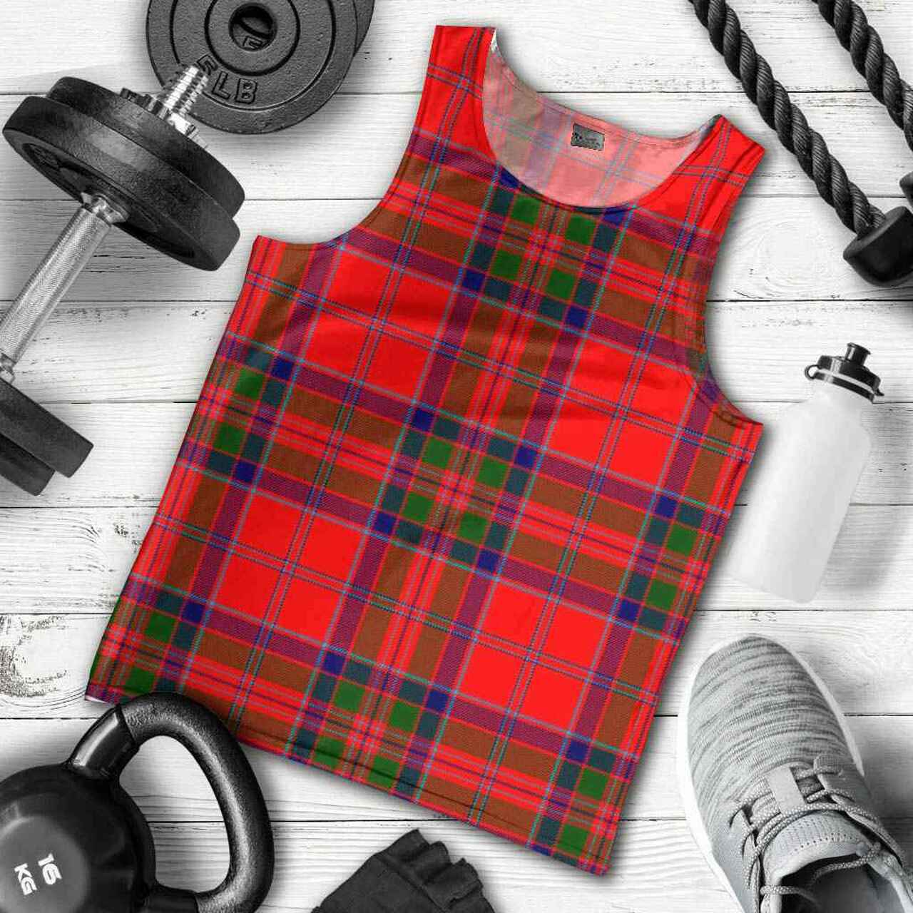 MacGillivray Modern Tartan Plaid Men Tank Top