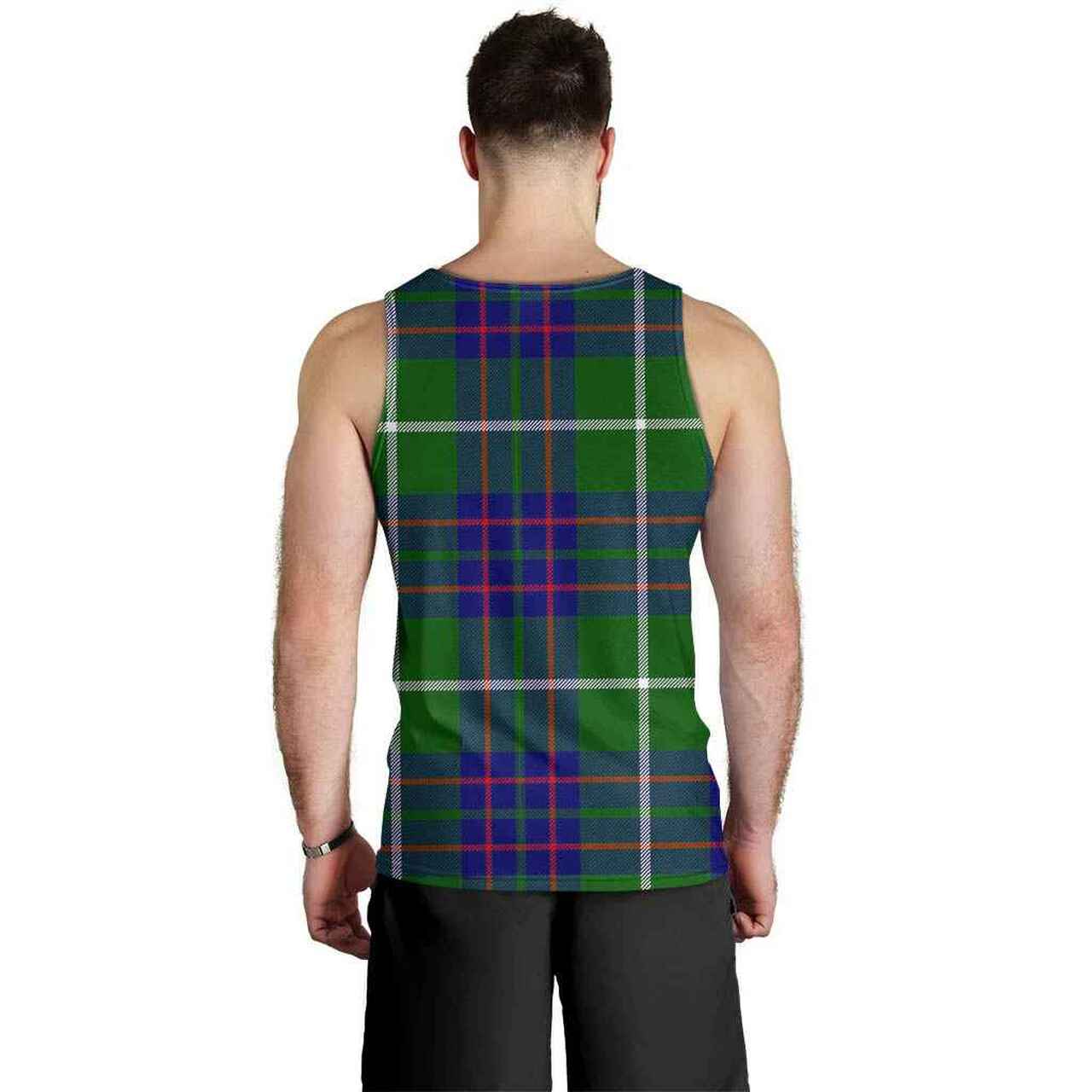 MacIntyre Hunting Modern Tartan Plaid Men Tank Top