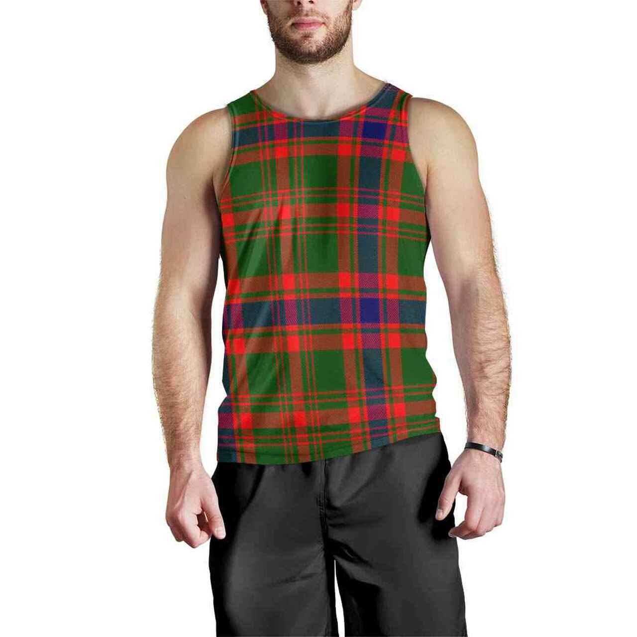 Nithsdale District Tartan Plaid Men Tank Top