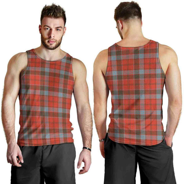 Robertson Weathered Tartan Plaid Men Tank Top