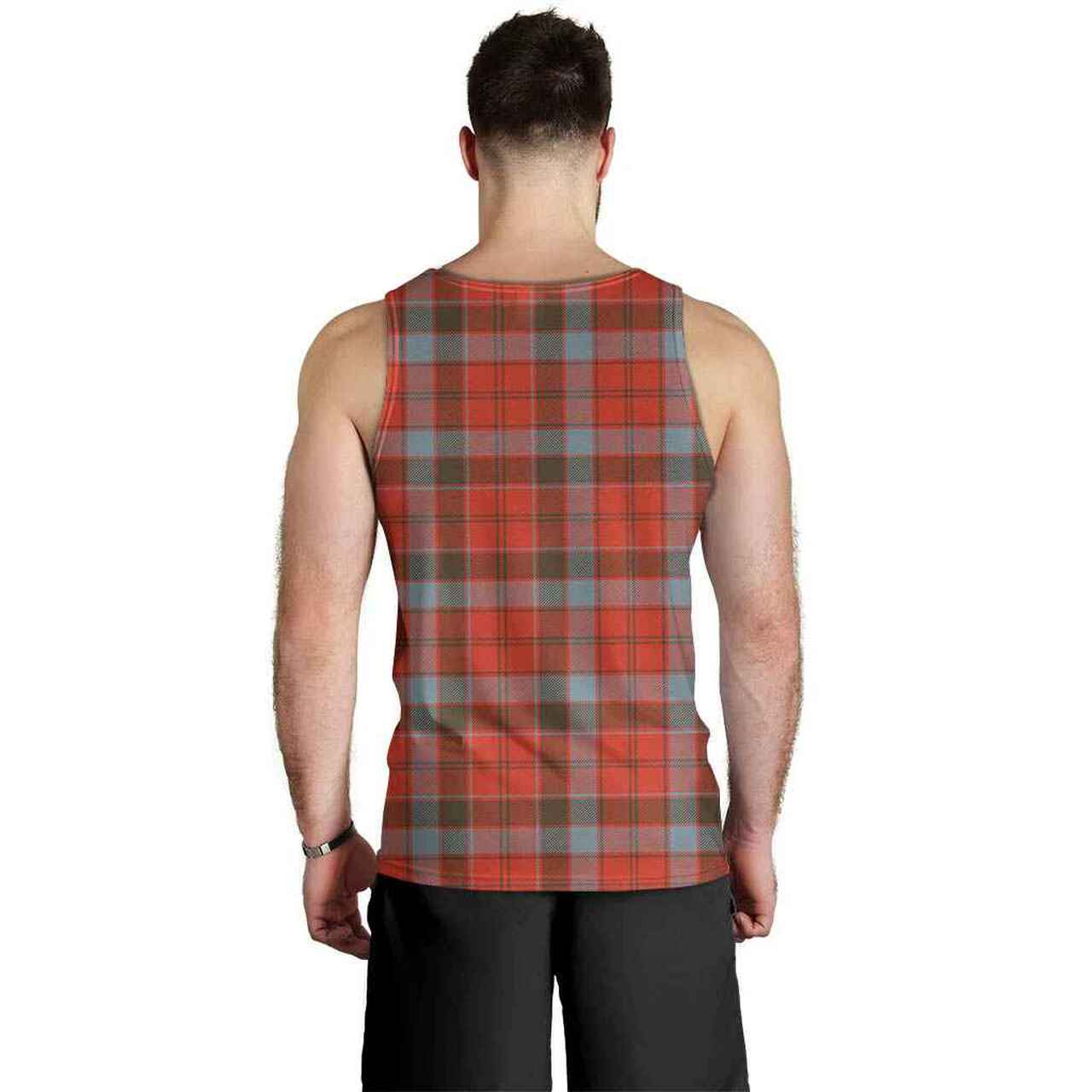 Robertson Weathered Tartan Plaid Men Tank Top