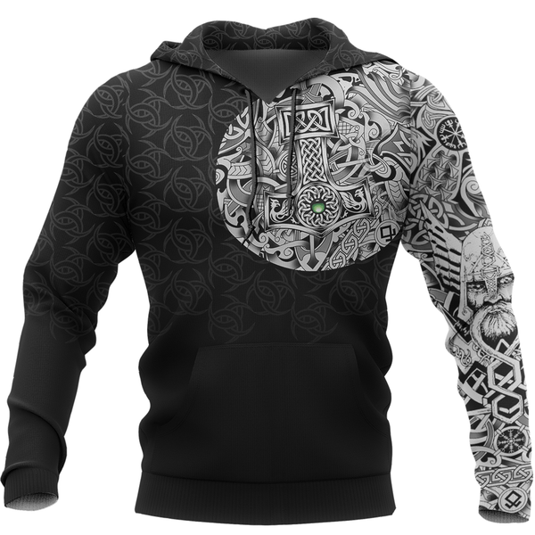 Viking Odin Norse Valhalla Best Viking Tattoo Hoodie